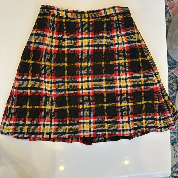 Vintage 70s Wool Skirt Bobbie Brooks Size XS 23in waist - Picture 2 of 6